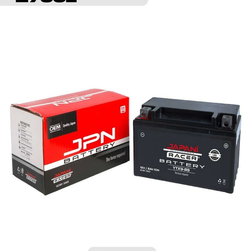 BATERIA YTX9-NS PULSAR NS 200 JAPAN