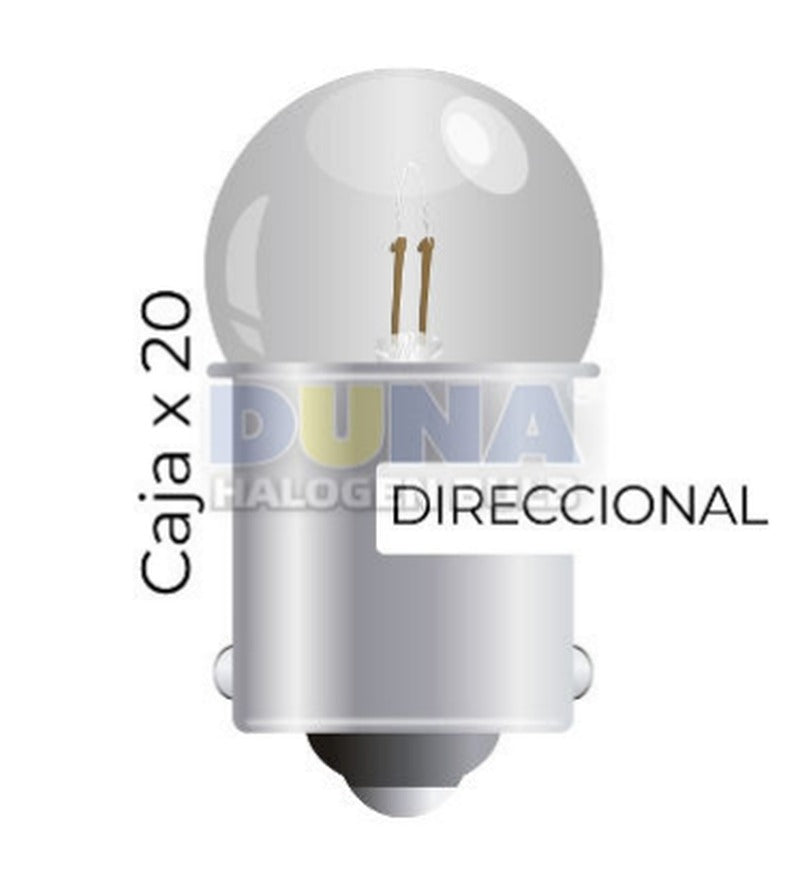BOMBILLO DIRECCIONAL 12V BLANCO DUNA