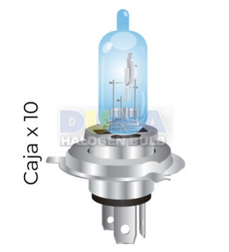 BOMBILLO TRICETA 12V 35/35 HALOGENO H4 P43T DUNA