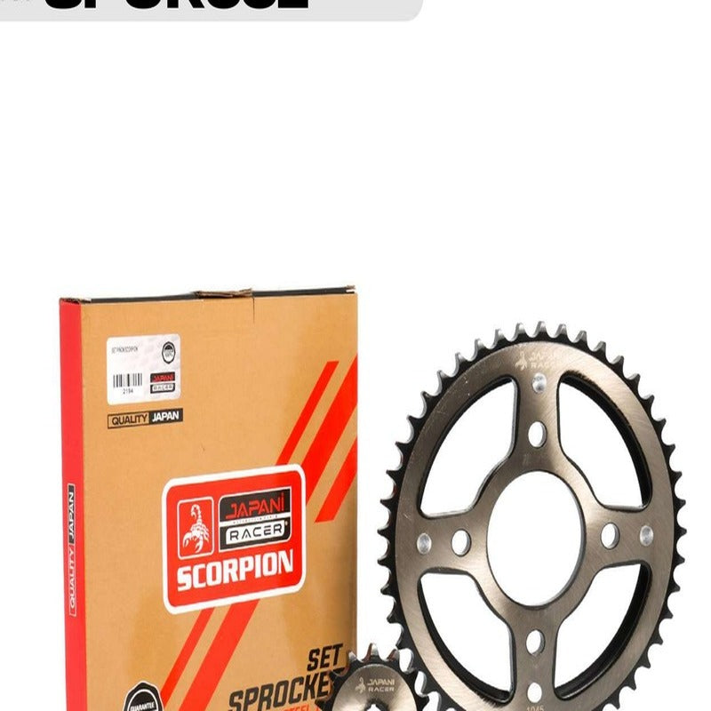 PLATO PIÑON CB 125F 45T/15T ACERADO JAPAN SCORPION