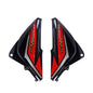 TAPAS LATERALES DREAM NEO 110 NEGRO STICKER ROJO KANUNI