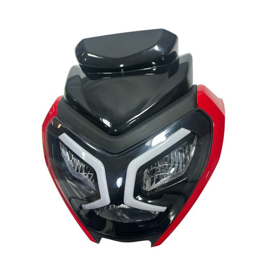 CARENAJE COMPLETO TVS 125 RAIDER ROJO KANUNI