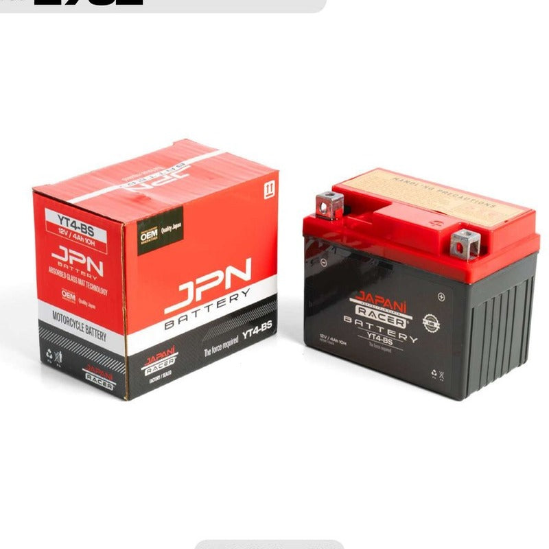 BATERIA YT4-BS/YTX4 BEST/ VIVAX /AX-4/ BOXER M.N JAPAN