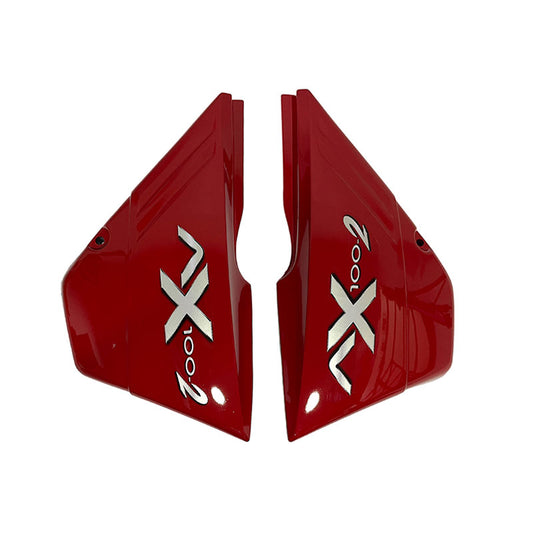 TAPAS LATERALES AX 100 2T ROJO KANUNI