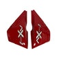 TAPAS LATERALES AX 100 2T ROJO KANUNI