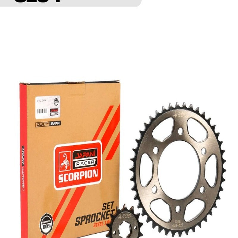 PLATO PIÑON SZR 160 6H 42T/14T ACERADO JAPAN SCORPION