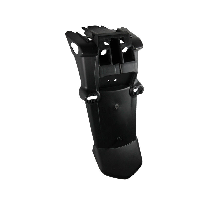 GUARDABARRO TRAS XTZ 125 NEGRO PORTA PLACA KANUNI