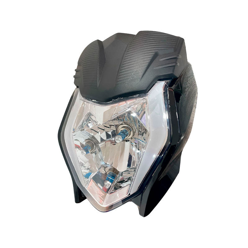 CARENAJE COMPLETO AKT CR4 LED NEGRO KANUNI