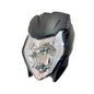CARENAJE COMPLETO AKT CR4 LED NEGRO KANUNI