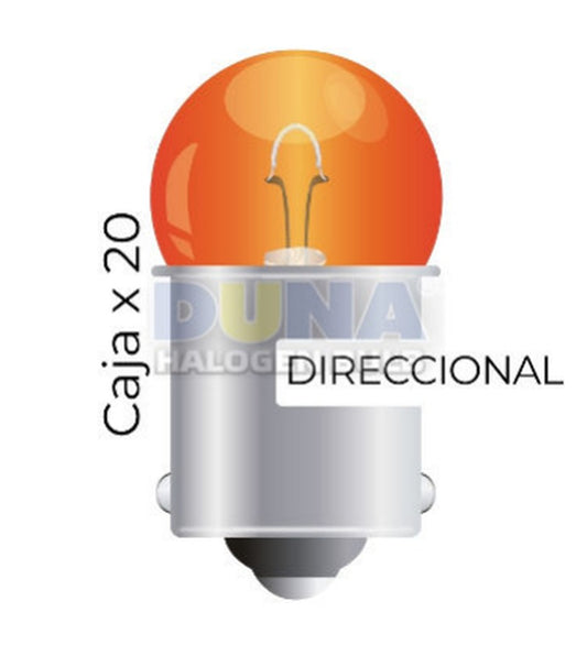 BOMBILLO DIRECCIONAL 12V-10W PATA DERECHA DUNA