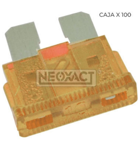 FUSIBLE CUADRADO 12V 20 AMPERIOS AMARILLO NEOXACT